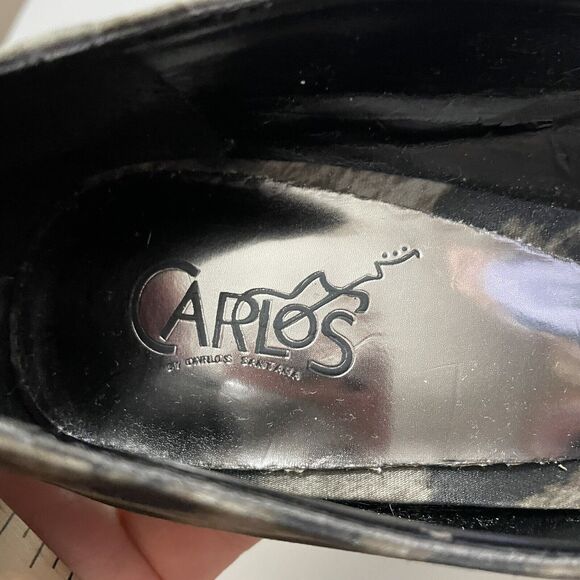 Carlos Platonic Animal Print Platform Stiletto Heels Size 6 - Picture 8 of 12